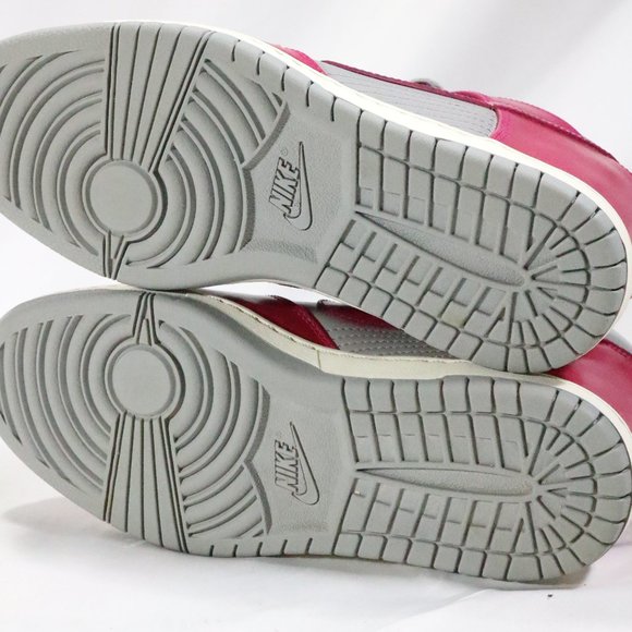 NIKE Dunk Sky Hi Med Grey /Sport Fuchsia-Sail Hidden Wedge Sneakers Sz 10 US - Picture 14 of 15